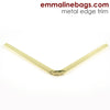 Metal Edge Trim Style 'A' Large pointed by Emmaline Bags - GOLD