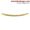 Metal Edge Trim Style 'D' Curved by Emmaline Bags - GOLD