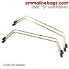 Internal Wire Frames Style D (Double Pack) by Emmaline Bags
