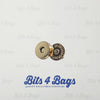 14mm Magnetic Snap Button / Clasp in Nickel, Gunmetal or Brass
