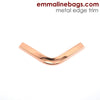Metal Edge Trim: Style C - Small Pointed in Copper - by Emmaline Bags