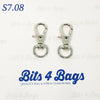 Trigger Clip / Swivel Hook Extra Small for 6-8mm (5/16") straps *PAIR*