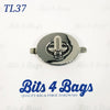 TL37 Twist Lock Oval Small, Nickel