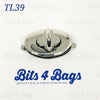 TL39 Twist Lock Oval Nickel Medium