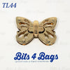 TL44 Twist Lock Butterfly Large, Light Gold